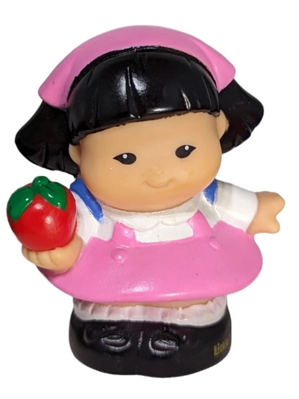 Fisher Price Little People Sonja Lee Asian Girl Apple School girl backpack kid